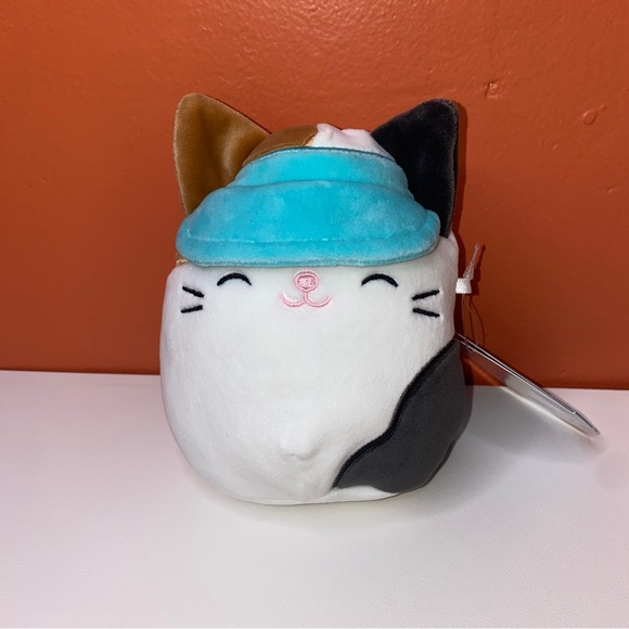 Squishmallow Cam the Cat in Blue Visor 5” - Picture 2 of 7